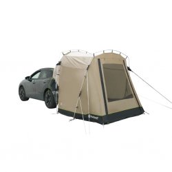 Outwell Dune SUV ist ein flexibles Autozelt, das an der Rückseite des Autos befestigt oder unabhängig verwendet werden kann.