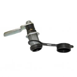 Lås för gaslåda till husvagn och husbil.