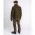Pinewood Harrie Gepolsterte Fleecejacke Herren Grün/Wildlederbraun