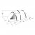 Måttskiss för 5-personers campingtältet Outwell Earth 5.