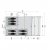 Grundriss des Familienzeltes Outwell Vermont 7 Air.