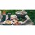 Outwell Gala Geschirrset - 4 Personen Grey Mist