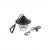1 Laterne, 1 schwarzer Karabinerhaken, 1 USB-C-Ladekabel