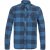 Praktisches und bequemes Flanellhemd der schwedischen Marke 2117, hergestellt aus Bio-Baumwolle und recyceltem Polyester.