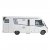 Isolerar mot värme och kyla genom framrutan på husbilen.