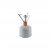 The burner attaches directly to the gas cylinder.