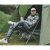 Leichter Stuhl mit hoher Sitzhöhe, für Camping und Outdoor-Aktivitäten.