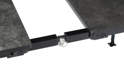 Defa Flex 3-in-1 Campingtisch – Marmor-Optik Hell