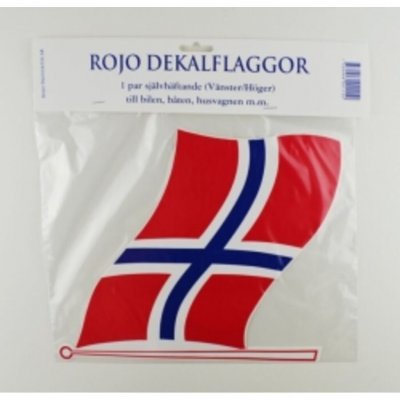 Selbstklebender Flaggenaufkleber Norwegen 20 x 14 cm