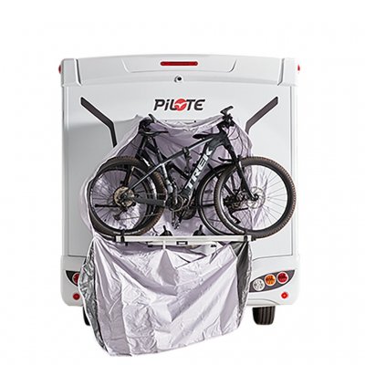 Die Abdeckung ist für 1–3 Fahrräder geeignet und besteht aus besonders starkem Ripstop-Gewebe mit mitgelieferten Spanngurten für