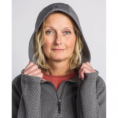 Pinewood Everyday Reise-Hoodie Damen - Graumeliert