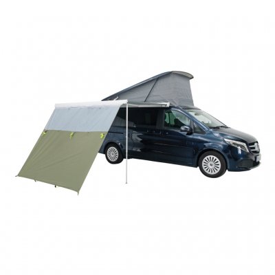 Outwell Hillcrest Tarp är en tarp som du kan koppla direkt på din bil eller på din markis för att skapa en skyddad yta.
