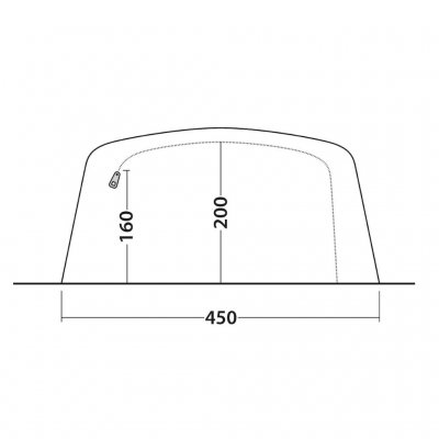 Dörrmått för Outwell Queensdale 8PA