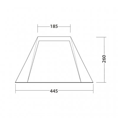 Breite und Höhe des Outwell Forecrest Canopy