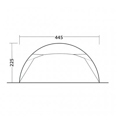 Abmessungen des Outwell Forecrest Canopy