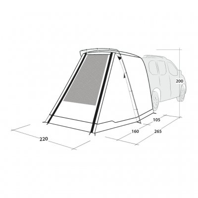 Abmessungen des Outwell Sandcrest S