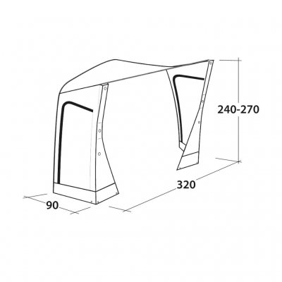 Outwell Parkville 200SA Tall Connection - Schnäppchen