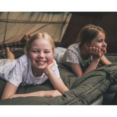 Perfektes Zelt für die Familie mit zwei Kindern