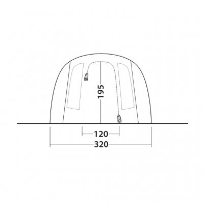 Türmaße für Outwell Phoenix 5.