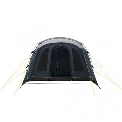 Outwell Monterey 5 Air Familienzelt 2025 von vorne gesehen mit montiertem Moskitonetz