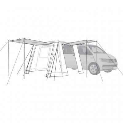 Alle Seiten können gestützt werden, um Sonnenschutz zu schaffen.