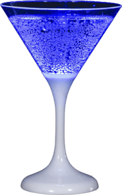 Unison Cocktail Leuchtglas 22 cl - Inkl. Batterie