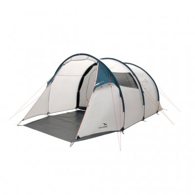 Easy Camp Menorca 500 familjetält för upp till 6 personer fördelat på fyra sovrum.