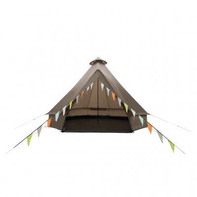 Easy Camp Vaulen Tipi mit offenem Eingang – geräumig und einladend mit einem A-Rahmengestänge für zusätzliche Stabilität und Sch