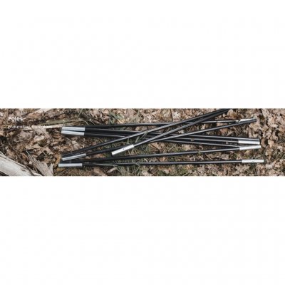 EnduraFlex glasfiber stänger som håller nere vikten men gör så att tältet står stabilt i vind och regn