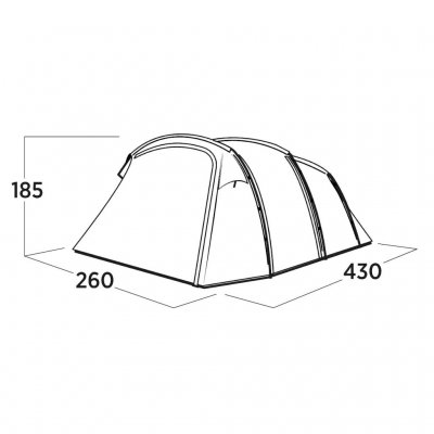 Maßzeichnung für Easy Camp Hamra 4