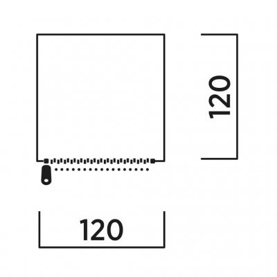 Grundriss für Easy Camp Vik Toilettenzelt