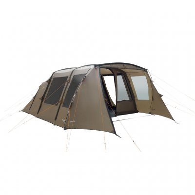 Easy Camp Kullen 6 Air hat eine große, regengeschützte Tür an der Vorderseite