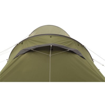 Stor ventil baktill på Robens Voyager Versa 4 ger en effektiv genomgående ventilation.