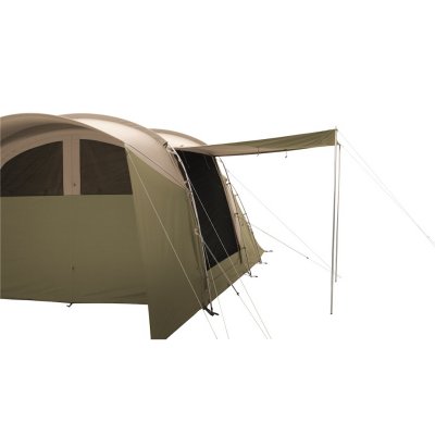 Fäst upp taket på sidoingången som ett soltak eller skydd mot regn.