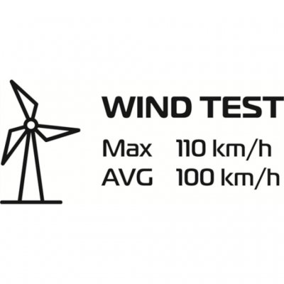 Das Robens Aster 3 Pro Kuppelzelt ist für Windgeschwindigkeiten bis zu 110 km/h getestet.