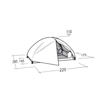 Maße für Robens Seeker 3 Kuppelzelt