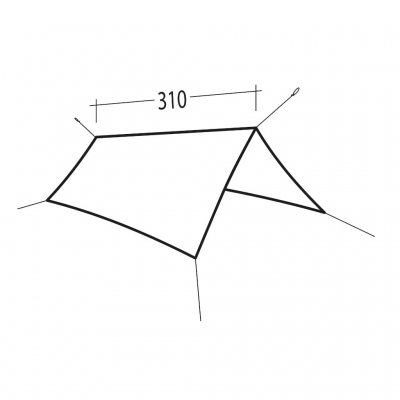 Robens Vestis Duo Tarp UL 3,10 x 2,92 m