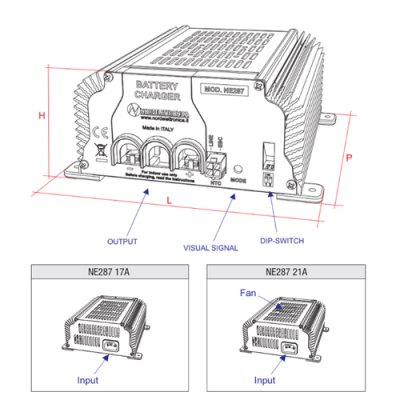 CBE Batterieladegerät NE287 21A