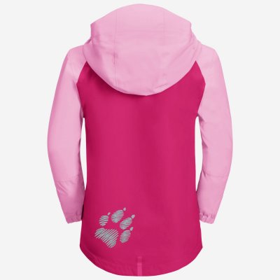 Jack Wolfskin Tucan Jacket Kids Pink Peony baksida