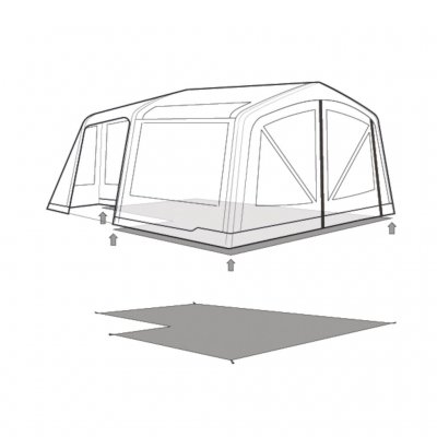 Fußabdruck für Ihr Outwell Maryland / Virginia 5 Air Familienzelt.