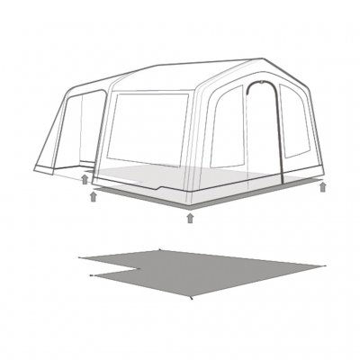 Fußabdruck für Ihr Outwell Michigan 4 Air Familienzelt.