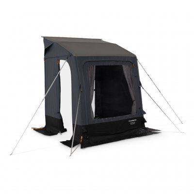 Dometic Winter AIR PVC 180 S mit geöffneter Seitentür.