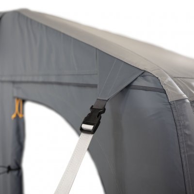 Sturmleinen für zusätzliche Stabilität des Vorzelts.