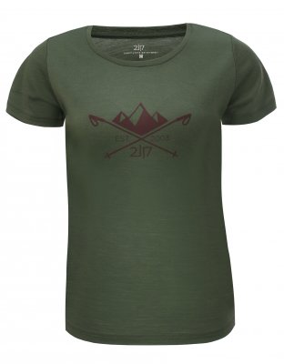 Skön, snabbtorkande t-shirt i merinoull från 2117 of Sweden.