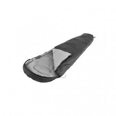 Überlappende Kante entlang des Schlafsack-Reißverschlusses, um Wärmeverlust zu minimieren.