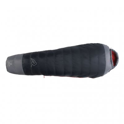 Ein Winterschlafsack, der auch sehr kalten Nächten standhält. Der Daunenschlafsack lässt sich klein verpacken und ist sehr warm.