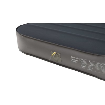 Outwell Flat High-Flow-ventiler förbättrar luftflödet och fyller madrassen snabbt