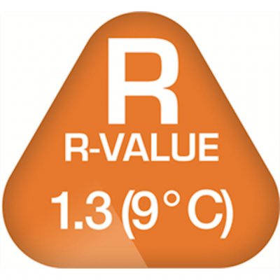 R-Wert: 1,3 (9 °C)