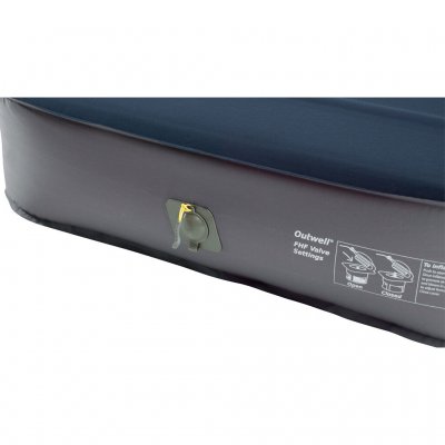 Flache High-Flow-Ventile von Outwell verbessern die Luftzirkulation und befüllen die Matratze schnell