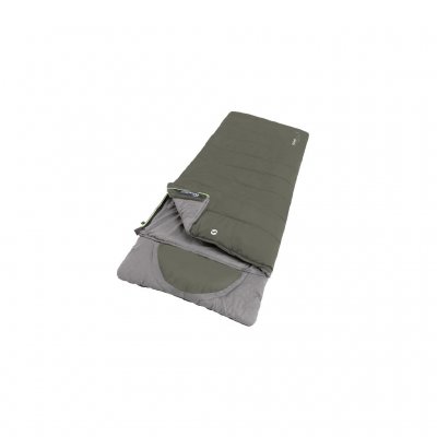 Warmer Campingschlafsack mit Doppelreißverschluss auf der linken Seite